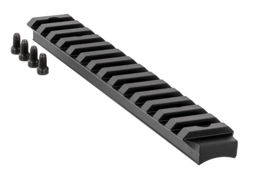 Ruger 90672 Picatinny Rail  Black Anodized Aluminum Fits Ruger American Rifle Long Action