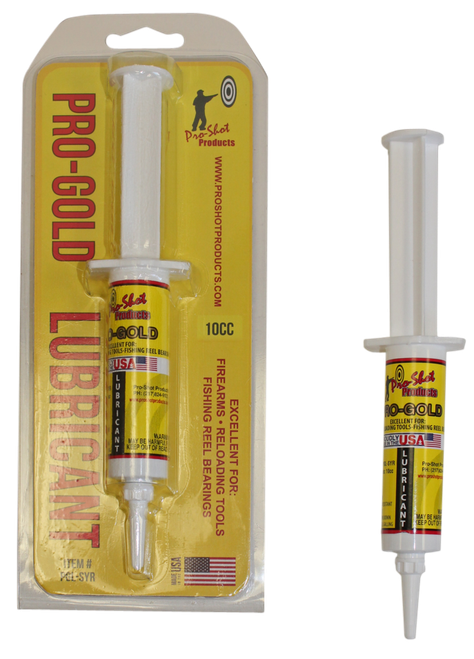 Pro-Shot PGLSYR Pro-Gold Lubricant 10 cc Needle Oiler