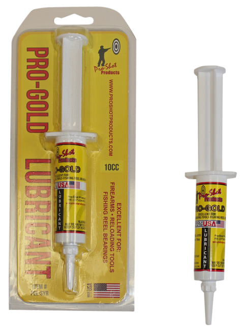 Pro-Shot PGLSYR Pro-Gold Lubricant 10 cc Needle Oiler
