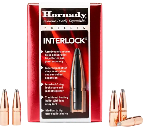 Hornady 3031 InterLock  30 Cal .308 150 gr Spire Point 100 Per Box/ 15 Case