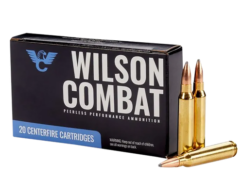 Wilson Combat A22365SBT   223Rem 65gr Sierra GameKing Spitzer Boat Tail 20 Per Box/10 Case