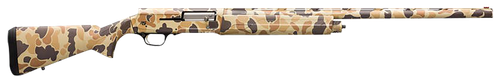 Browning 0119082004 A5  12 Gauge 28" Barrel 3.5" 4+1, Full Coverage Vintage Tan Camo, Textured Synthetic Stock With Close Radius Pistol Grip