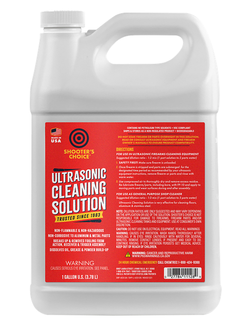 Shooters Choice SHFUCS128 Ultrasonic Cleaning Solution 1 Gallon Bottle