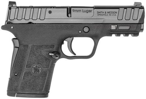 Smith & Wesson 13733 Equalizer  Micro-Compact 9mm Luger 10+1 3.68" Black Armornite Steel Barrel, Optic Ready/Serrated Slide, Black Polymer Frame w/Picatinny Rail, Black Textured Polymer Grips