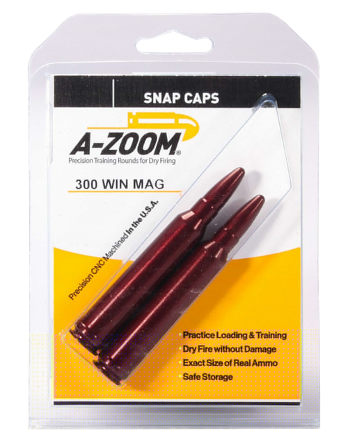 A-Zoom 12237 Rifle Snap Cap 300Win Mag 2Pack
