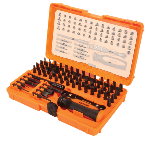 Lyman 7991361 Master Gunsmith Tool Kit Multiple Universal 68 Pieces