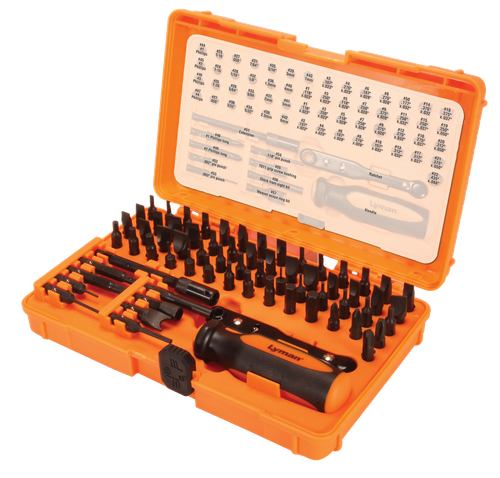 Lyman 7991361 Master Gunsmith Tool Kit Multiple Universal 68 Pieces