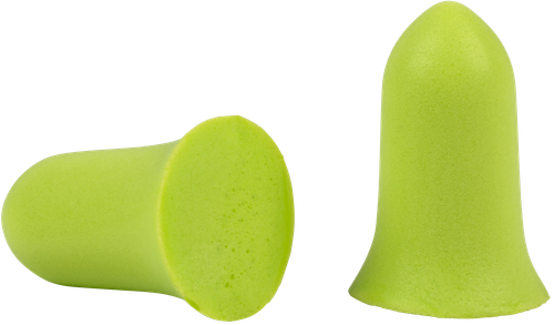 Allen 4131 Tapered Foam Ear Plugs 32 dB Lime Green 25 Pair