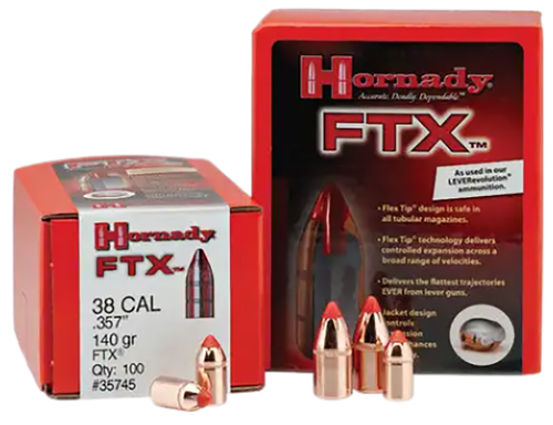 Hornady 35105 FTX  35 Cal .358 200 gr Flex Tip eXpanding 100 Per Box/ 15 Case