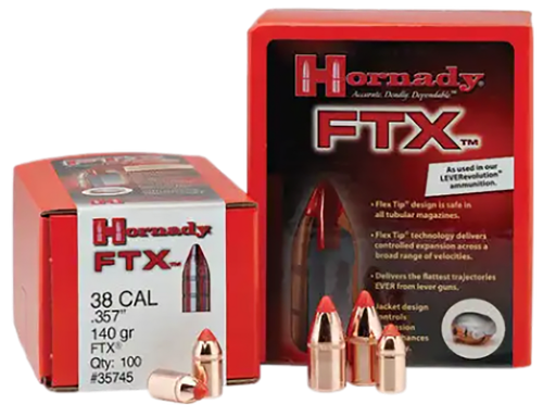 Hornady 35105 FTX  35 Cal .358 200 gr Flex Tip eXpanding 100 Per Box/ 15 Case