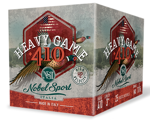 Nobel/Eurosports LLC ANS4139 Heavy Game  410Gauge 3" 11/16oz 9Shot 25 Per Box/10 Case