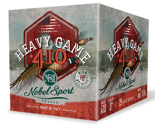 Nobel/Eurosports LLC ANS4139 Heavy Game  410Gauge 3" 11/16oz 9Shot 25 Per Box/10 Case