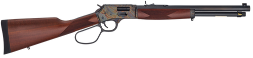 Henry H012GCRCC Big Boy Carbine Side Gate Full Size 45 Colt (Long Colt) 7+1 16.50" Blued Octagon Barrel, Color Case Hardened Steel Receiver, American Walnut Wood Stock Right Hand
