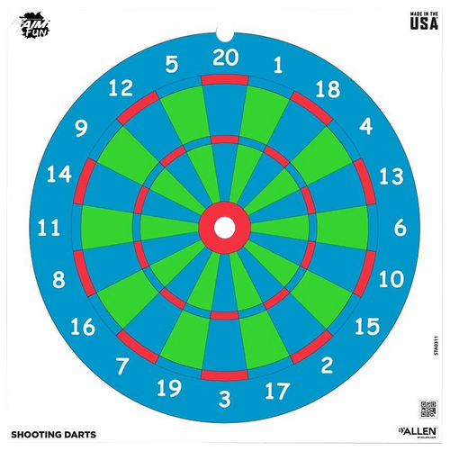 EZ-Aim 15640 Triggering More Fun  Wall Paper Handgun Works w/Handgun/Shotgun/Airsoft Gun/BB Guns/Pellet Gun 12 x 12 Multi-Color 9 Pack