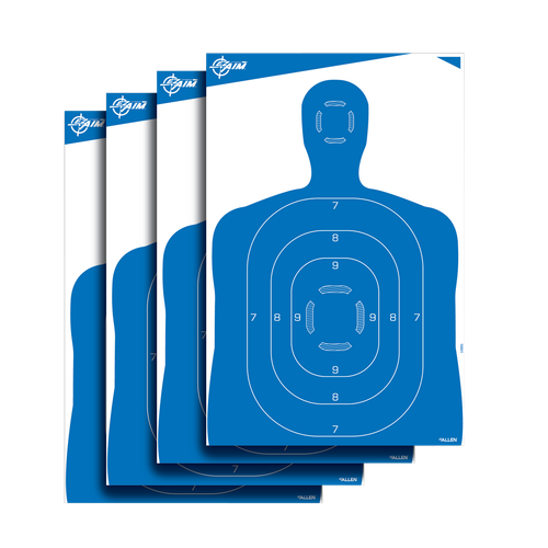 EZ-Aim 15331 Silhouette  Paper Hanging 23" x 35" Blue/White 4 Per Pack