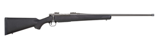Mossberg 28262 Patriot  Full Size 400 Legend 4+1 20" Stainless Cerakote Threaded Barrel, Drilled  Stainless Cerakote Stainless Steel Receiver, Black Fixed Synthetic Stock
