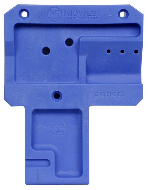 Midwest Industries MILRB Lower Receiver Block  Blu Polymer for Mil-Spec AR-15 Lower