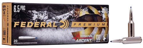 Federal P65PRCTA1 Premium Terminal Ascent 6.5PRC 130gr 20 Per Box/10 Case