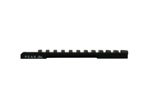 Weatherby J010003 Picatinny Rail  Matte Black Aluminum Weatherby Model 307 Integrated Weaver Mount Long Action 20 MOA
