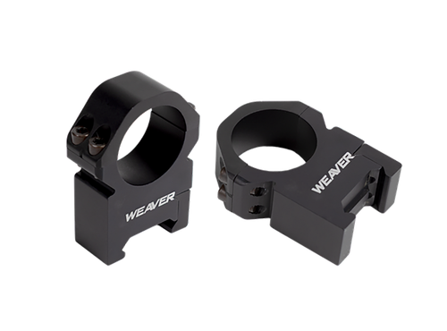 Weaver Mounts 48383 Precision  Black Aluminum 1" Tube Extra High