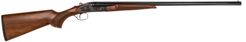 CZ-USA 06401 Sharp-Tail  12 Gauge 3" 2rd 28" Black Hard Chrome Side by Side Barrel, Color Case Hardened Metal Finish, Turkish Walnut Stock Includes 5 Chokes
