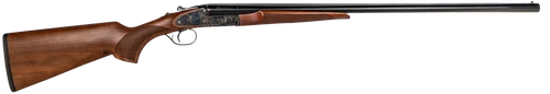 CZ-USA 06401 Sharp-Tail  12 Gauge 3" 2rd 28" Black Hard Chrome Side by Side Barrel, Color Case Hardened Metal Finish, Turkish Walnut Stock Includes 5 Chokes