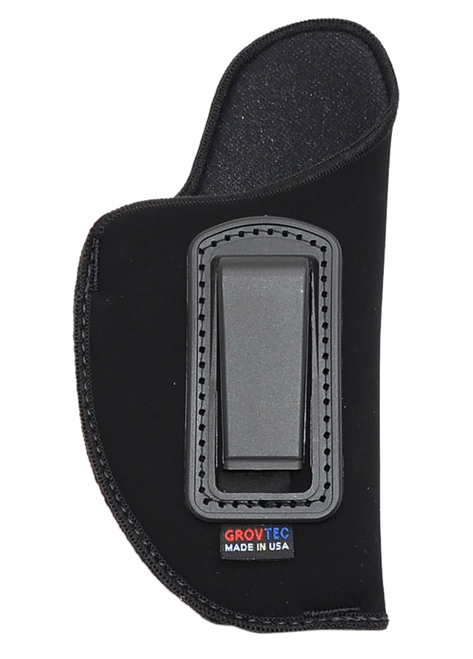 GrovTec US Inc GTHL14101R Inside The Pants  IWB Size 01 Black Suede Belt Clip Fits Med Semi-Auto 3-4" Barrel Right Hand