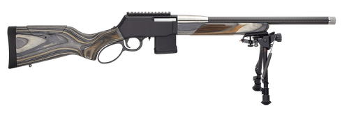 Henry H023-223XCF SPD Predator 223 Rem/5.56 NATO 10+1 18" Carbon Fiber Threaded Barrel, Black Anodized Drilled & Tapped Receiver, Harris S-LM Bipod Forend, Adj Cheek Riser w/Pistol Grip Laminate Stock