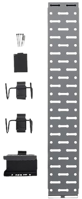 Lockdown 1215348 Securewall Handgun Kit Black/Silver Holds 2 Handgun