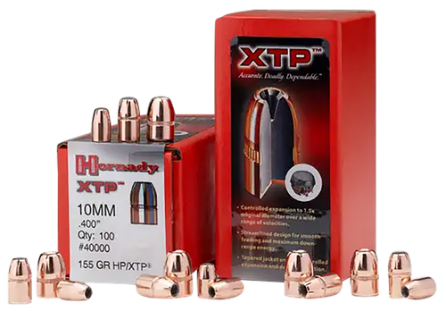 Hornady 35571 XTP  9mm .355 124 gr Hollow Point 100 Per Box/ 25 Case