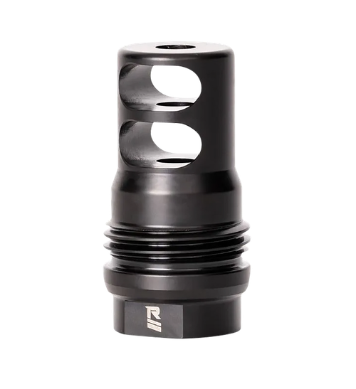 Rugged Suppressor MB010 2 Port Brake  Black for 1/2"-28 tpi Threads & 2.16" OAL for 5.56x45mm NATO Radiant762, Surge762, Razor762 & Micro30 Suppressors