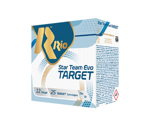 Rio Ammunition STT28LT9 Star Team EVO Target 12Gauge 2.75" 1oz 9Shot 25 Per Box/10 Case