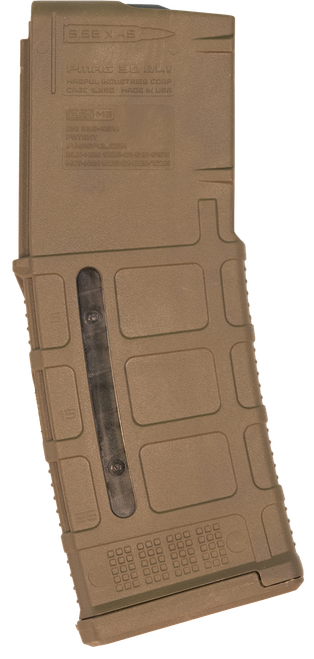 Magpul MAG556MCT PMAG GEN M3 30rd Detachable w/Capacity Window 223 Rem/5.56x45mm NATO Fits AR-15/M16/M4 Coyote Tan Polymer