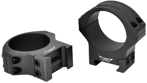 Warne 8521M HyperLite  Matte Black MagnaFusion Alloy 34mm Tube Medium Maxima/Weaver/Picatinny