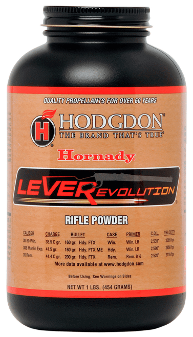 Hodgdon HLR1 LEVERevolution Rifle Powder 1LB