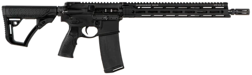 Daniel Defense 0212815049047 DDM4 V7 SLW 5.56x45mm NATO 30+1 14.50" Threaded Lightweight Profile Barrel, Black Hard Coat Anodized,  6 Position Stock w/SoftTouch Overmolding