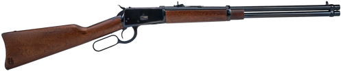 Heritage Mfg H92044201 92 Ranch Hand 44 Mag 10rd 20" Black Polished Steel Barrel, Black Polished Alloy Steel Receiver, Fixed Hardwood Stock