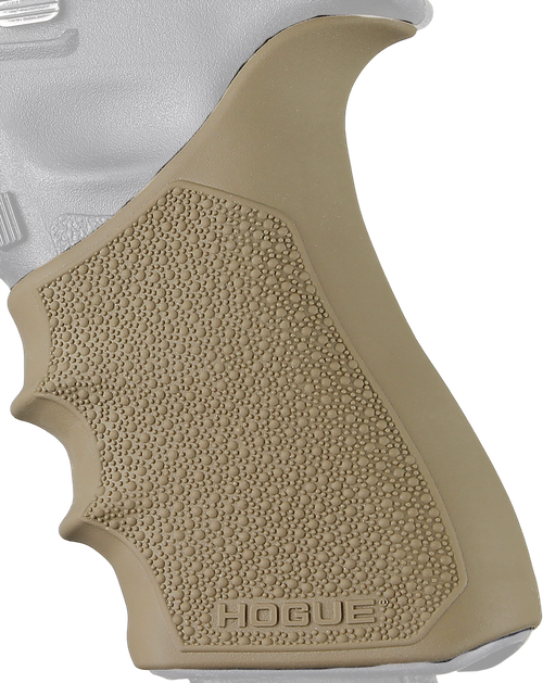 Hogue 17033 Grip Sleeve Handall Beavertail Flat Dark Earth Rubber