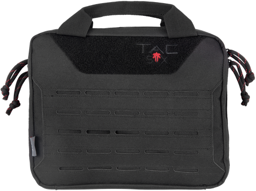 Tac Six 10814 Crew Tactical Pistol Case Black 600D Polyester 2 Handguns