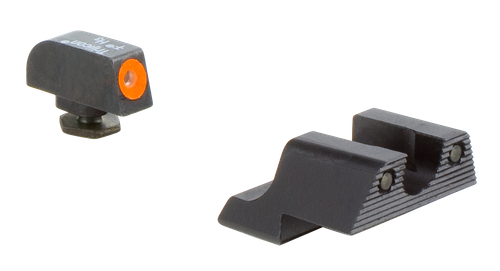 Trijicon 600785 HD Night Sights  Green/Tritium Orange Outline Front Sight-Green Tritium Black Outline Rear Sight Glock 42/43 Small Frame