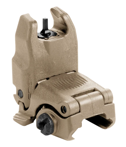 Magpul MAG247-FDE MBUS Sight Front  Black Folding for AR-15/M16