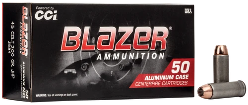 CCI 3584 Blazer Handgun 45Colt 200gr Jacketed Hollow Point 50 Per Box/20 Case