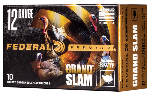 Federal PFCX156F5 Premium Grand Slam 12Gauge 2.75" 1 1/2oz 5Shot 10 Per Box/25 Case