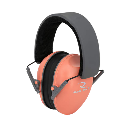 Radians LS0830CS Lowset Passive Muff 21 dB Over the Head Coral/Black Women 1 Pair