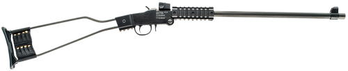 Chiappa Firearms 500110 Little Badger  22 WMR 1rd, 16.50" Black Meatal Finish & Wire Frame/ Black Stock, Right Handed