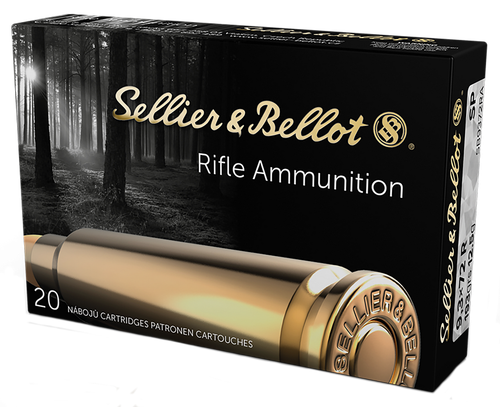 Sellier & Bellot SB9372RA Rifle  9.3mmx72R 193gr Soft Point 20 Per Box/20 Case