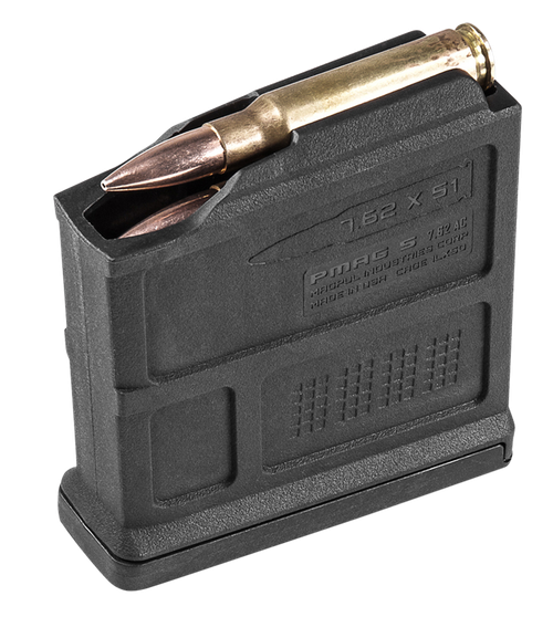 Magpul MAG549BLK PMAG  Black AICS 5rd 6.5 Creedmoor/308 Win/7mm-08 Rem/260 Rem/243 Win/7.62x51mm NATO for Short Bolt Action Rifles