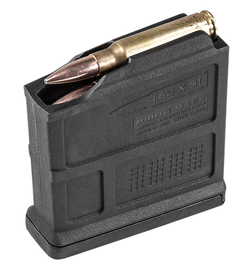 Magpul MAG549BLK PMAG  Black AICS 5rd 6.5 Creedmoor/308 Win/7mm-08 Rem/260 Rem/243 Win/7.62x51mm NATO for Short Bolt Action Rifles