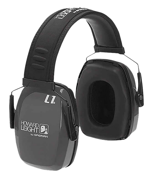 Howard Leight R01524 Leightning L1 Passive Muff 25 dB Over the Head Charcoal/Black Adult