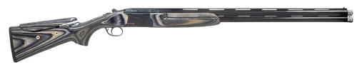 Pointer REXST912BBL12 FT912 Sport Trek Full Size 12 Gauge Break Open 3" 2rd 28" Black Over/Under Vent Rib Barrel, Black Steel Receiver, Adj Comb Gray Laminate Stock, Ambidextrous